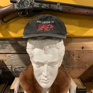 DRTY god listens to slayer dad hat.